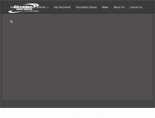 Tablet Screenshot of chemtecenergy.com